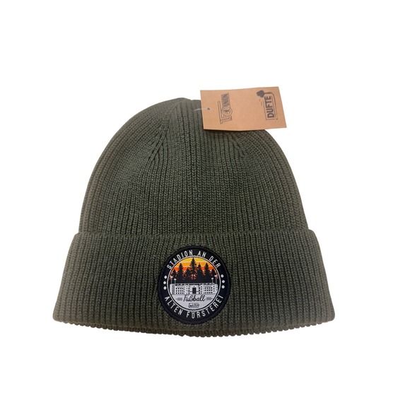 Union Berlin Other - Union Berlin Stadion An Der Alten Försterei Beanie Hat Olive Green Knit NWT